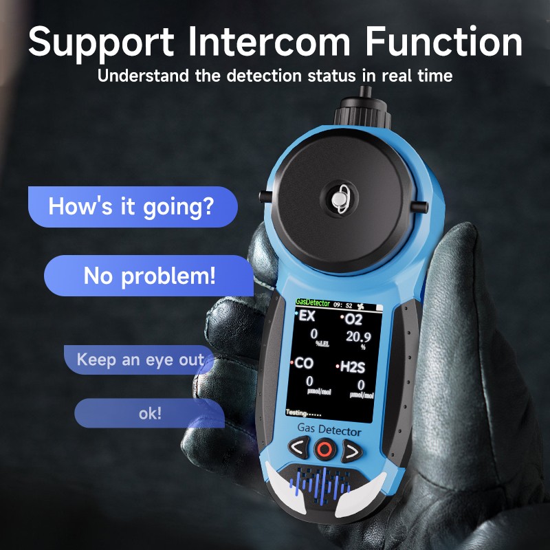 Built-in Pumping 4 in 1 Gas Detector GSS-GP400