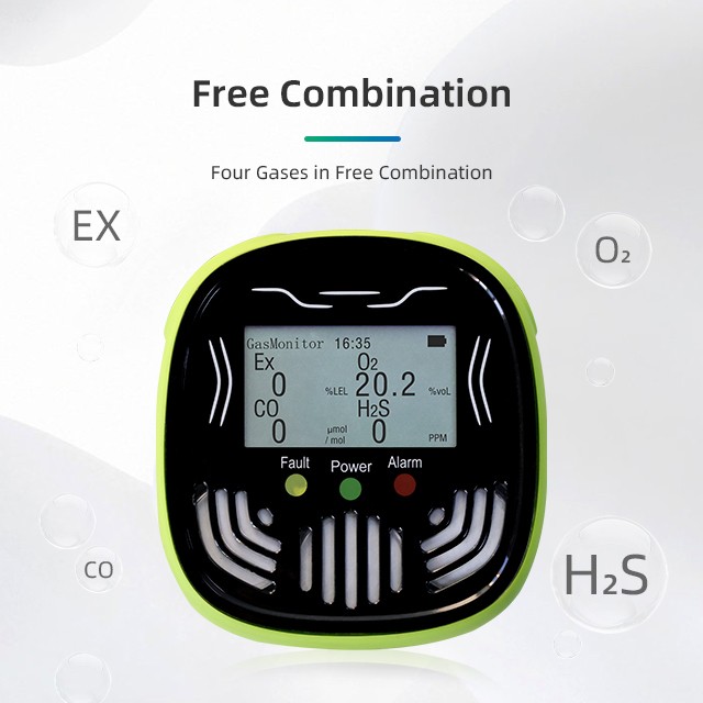 Stopwatch 4 in 1 Portable Gas Detector