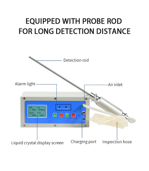 KP826-B Pump Suction Type Multi-gas Detector